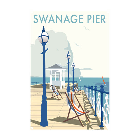 Swanage Pier Metal Sign