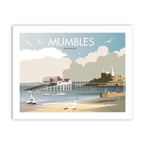 Mumbles Art Print