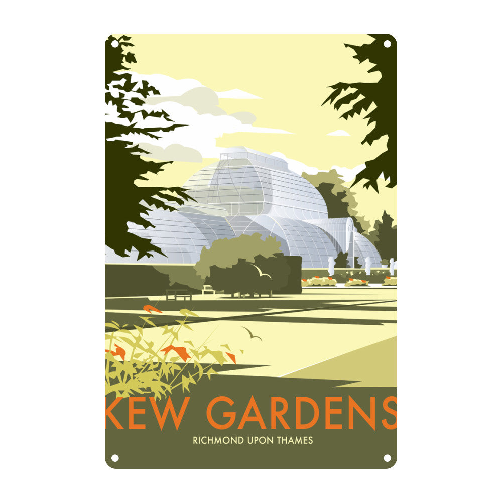 Kew Gardens Metal Sign