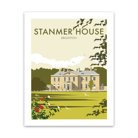 Stanmer House, Brighton Art Print