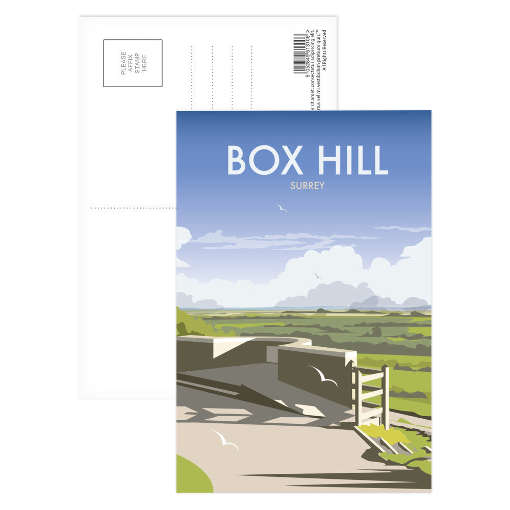Box Hill, Surrey Postcard Pack of 8