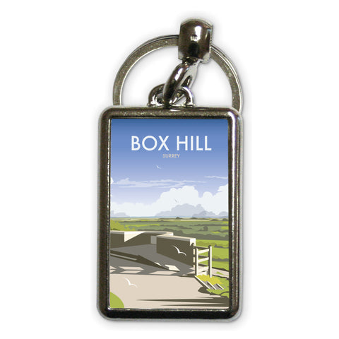 Box Hill, Surrey Metal Keyring