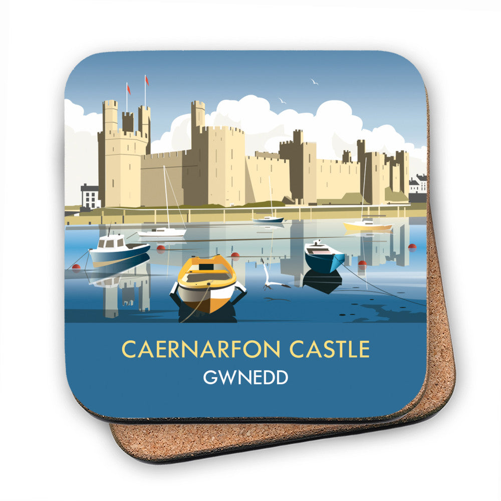 Caernarfon Castle - Cork Coaster