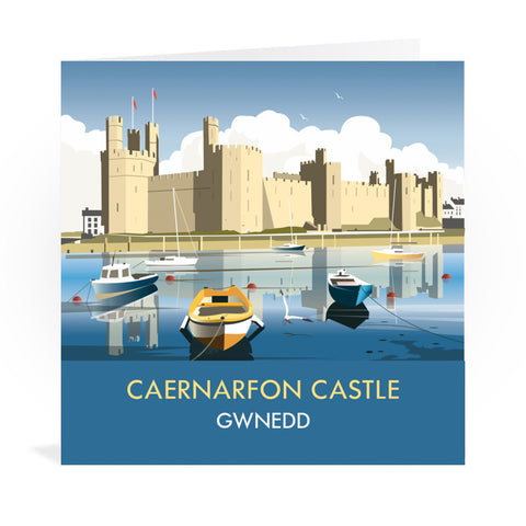 Caernarfon Castle Greeting Card