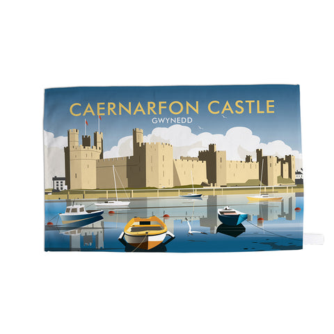 Caernarfon Castle Tea Towel