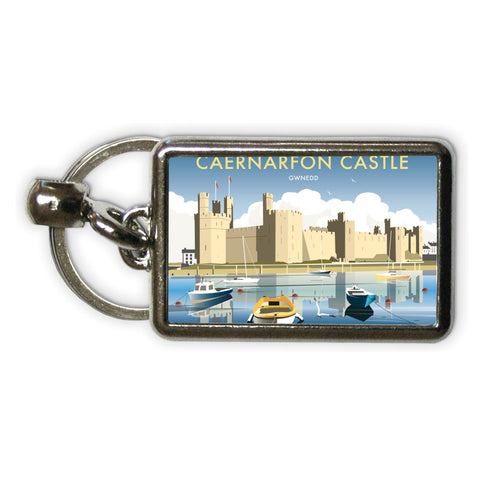 Caernarfon Castle Metal Keyring