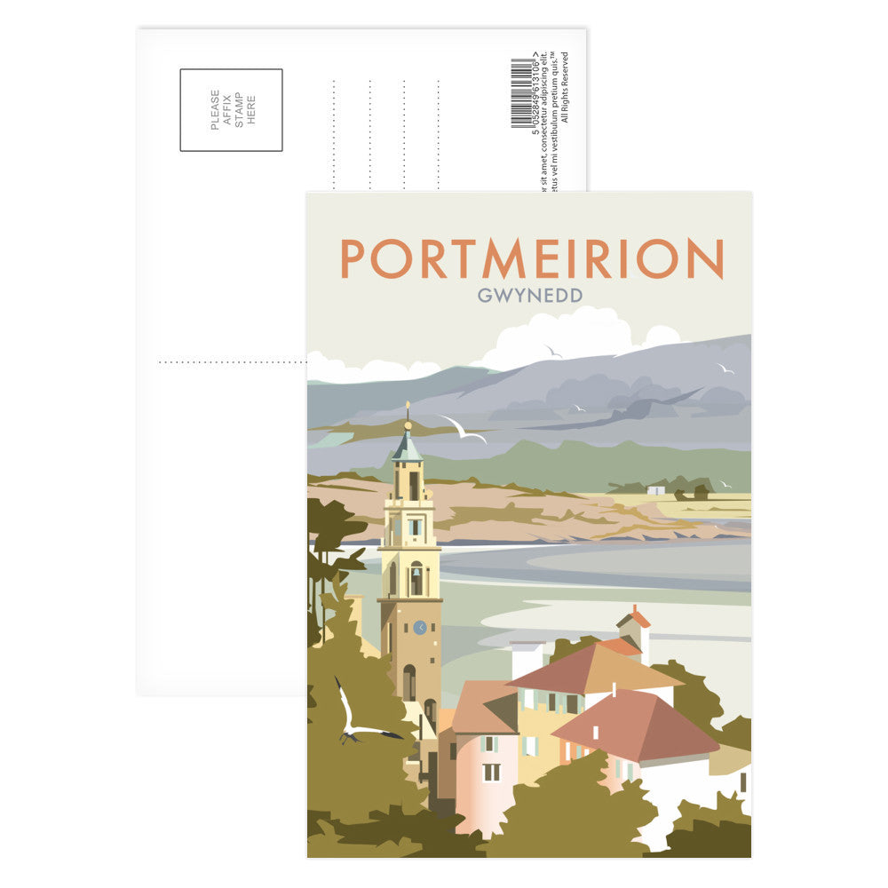 Portmeirion Postcard Pack of 8