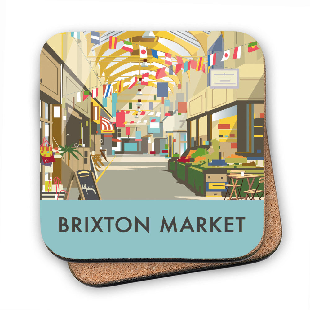 Brixton Market - Cork Coaster