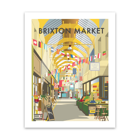 Brixton Market Art Print