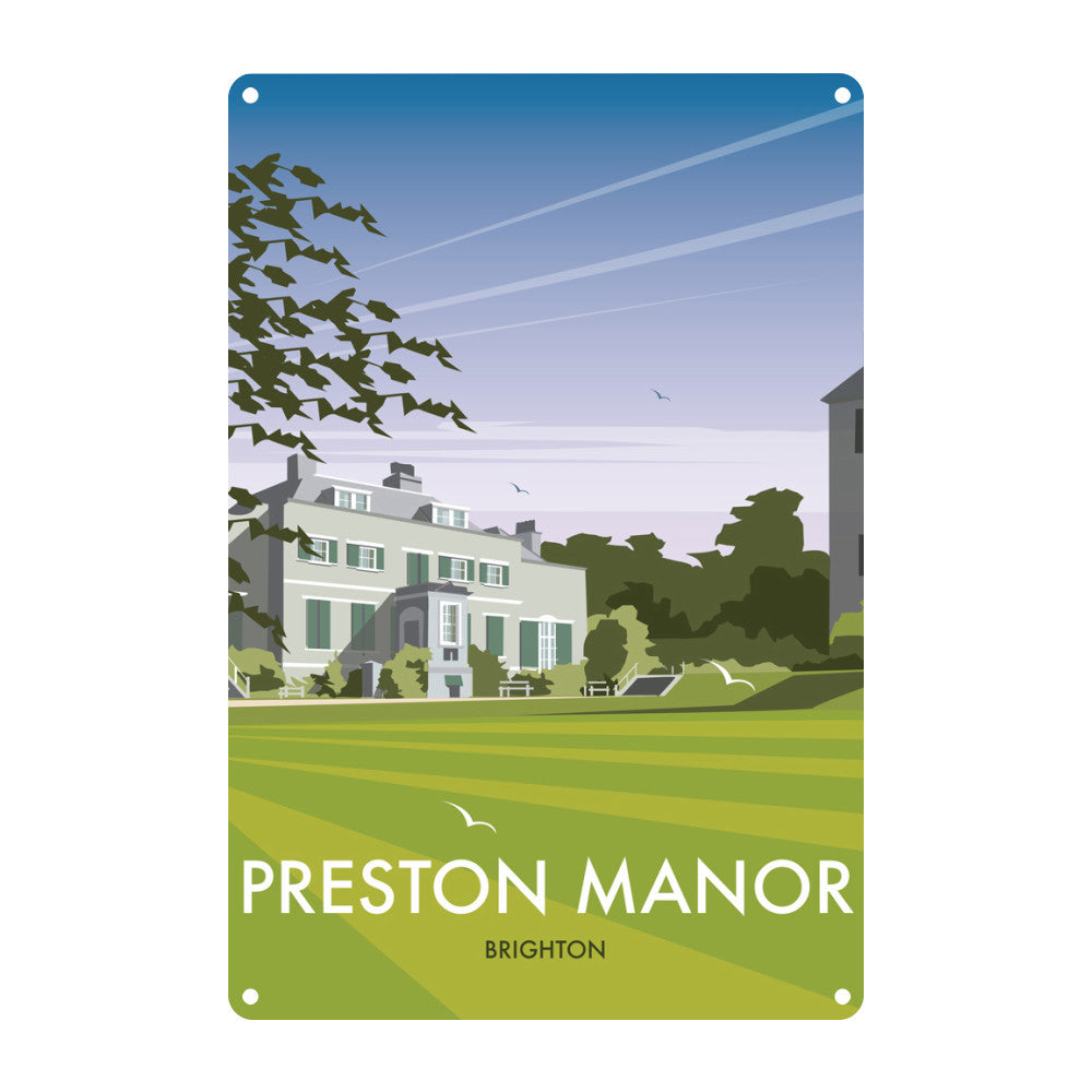 Preston Manor Metal Sign