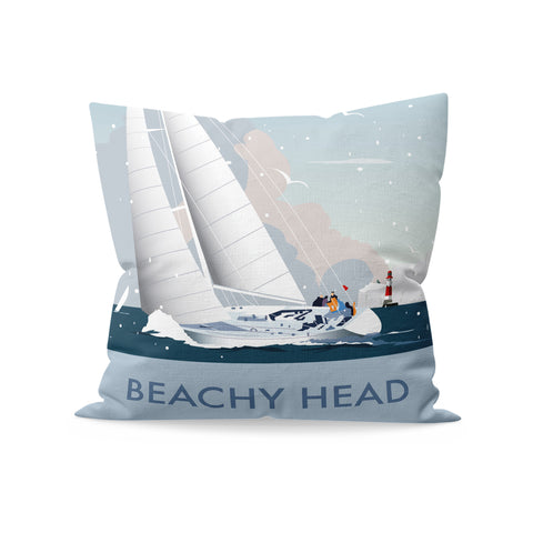 Beachy Head Winter Cushion