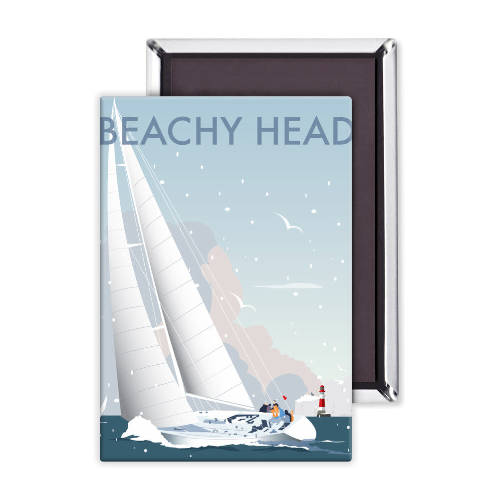 Beachy Head Winter Magnet