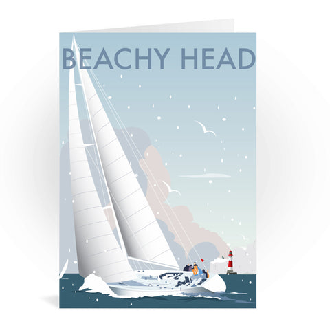 Beachy Head Winter Greeting Card