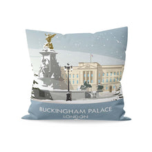 Load image into Gallery viewer, Buckingham Palace Winter Cushion
