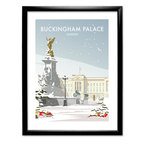 Buckingham Palace Winter Art Print
