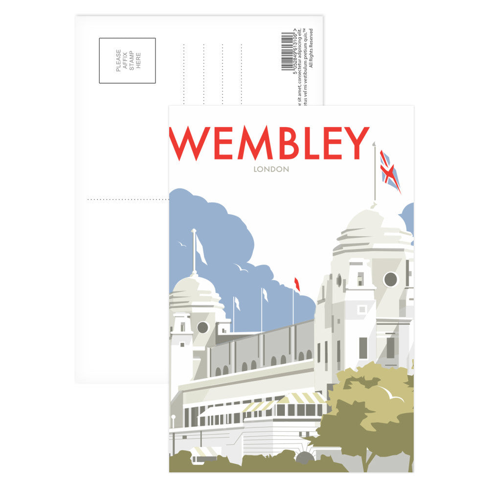 Wembley Stadium Postcard Pack of 8