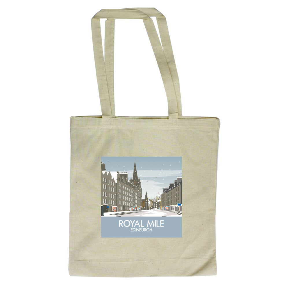Royal Mile Edinburgh Winter Tote Bag