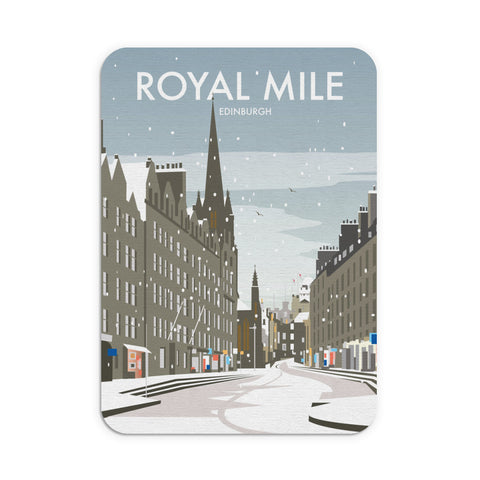 Royal Mile Edinburgh Winter Mouse Mat