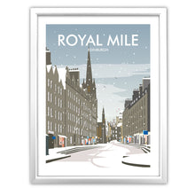 Load image into Gallery viewer, Royal Mile Edinburgh Winter Art Print
