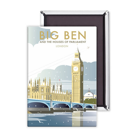 Big Ben and Houses of Parliament Winter Magnet