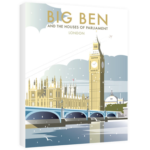 Big Ben and Houses of Parliament Winter Canvas