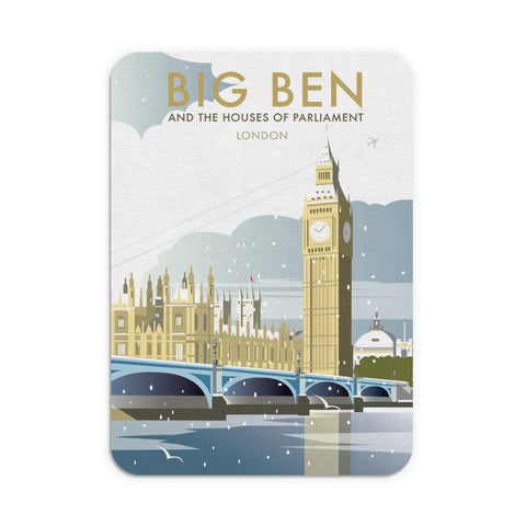 Big Ben and Houses of Parliament Winter Mouse Mat