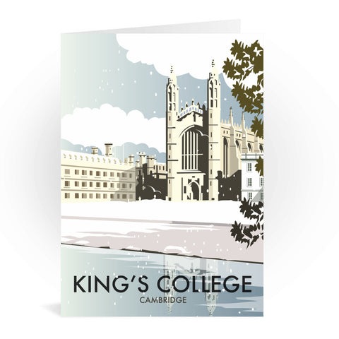 Kings College Cambridge Winter Greeting Card