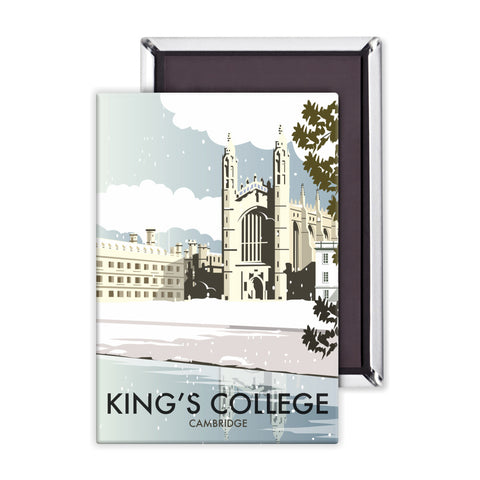 Kings College Cambridge Winter Magnet
