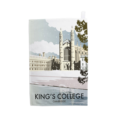 Kings College Cambridge Winter Tea Towel