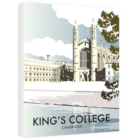 Kings College Cambridge Winter Canvas