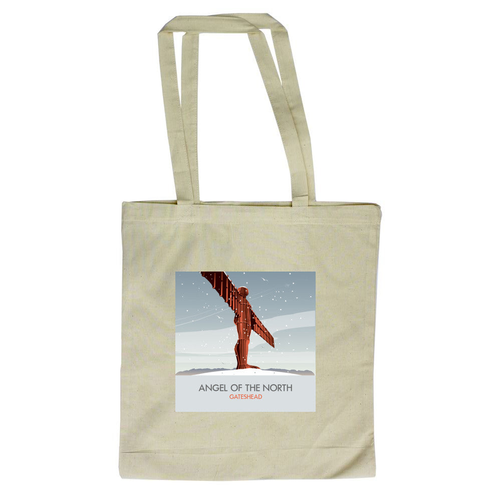 Angel of the North Winter Tote Bag