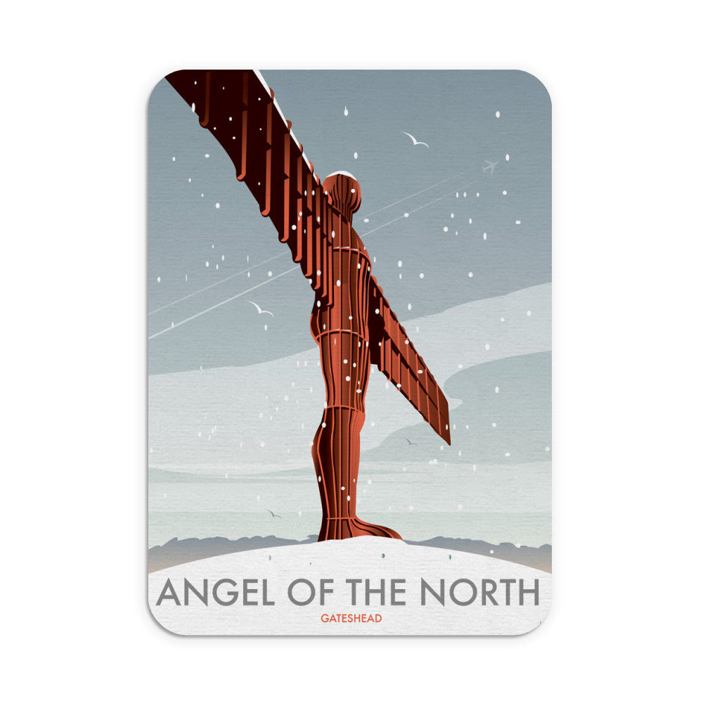 Angel of the North Winter Mouse Mat
