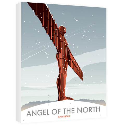 Angel of the North Winter Canvas