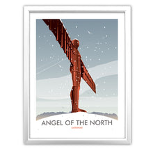 Load image into Gallery viewer, Angel of the North Winter Art Print
