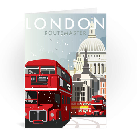 London Winter Greeting Card