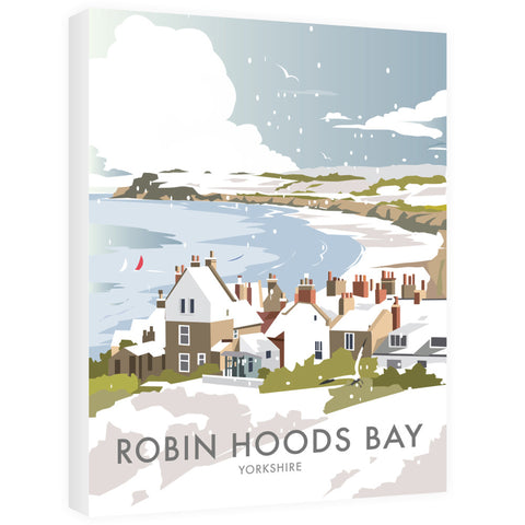 Robin Hoods Bay Winter Canvas
