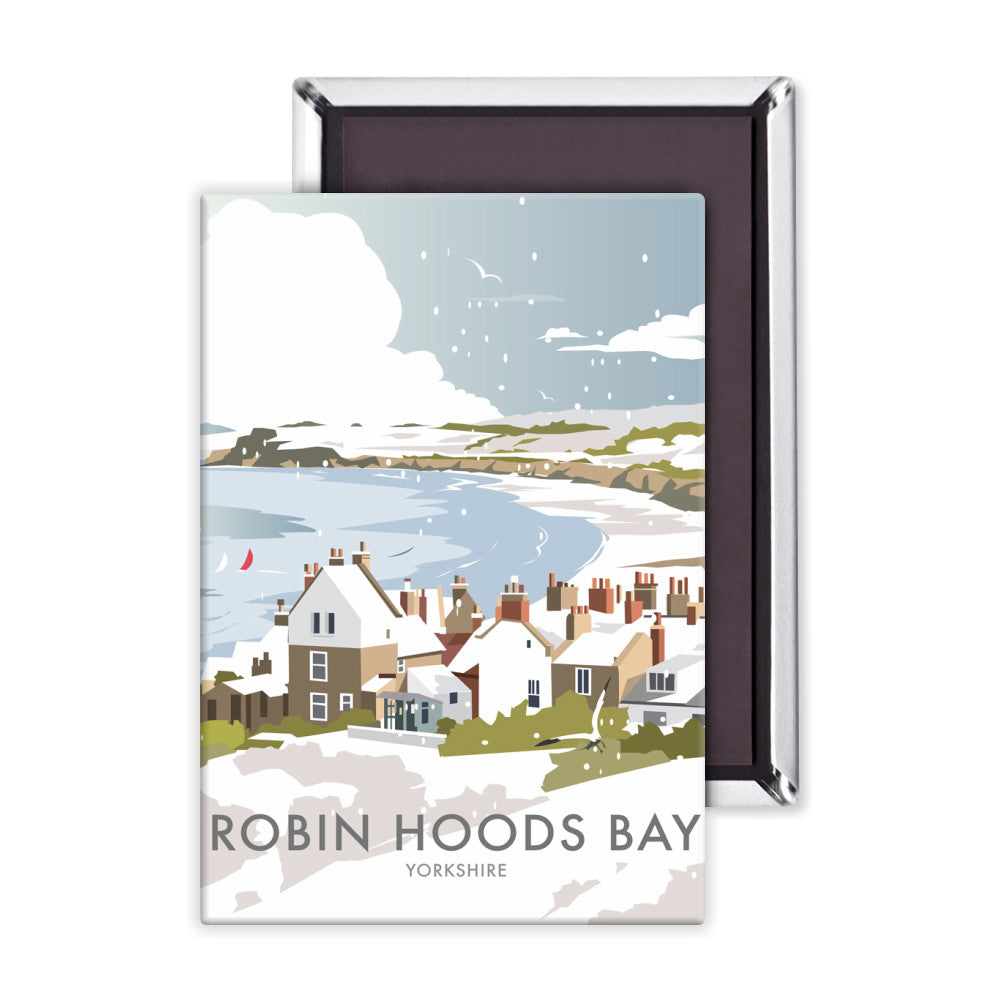 Robin Hoods Bay Winter Magnet