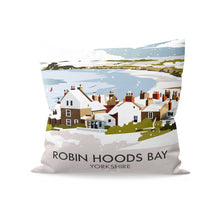 Load image into Gallery viewer, Robin Hoods Bay Winter Cushion
