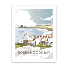 Load image into Gallery viewer, Robin Hoods Bay Winter Art Print
