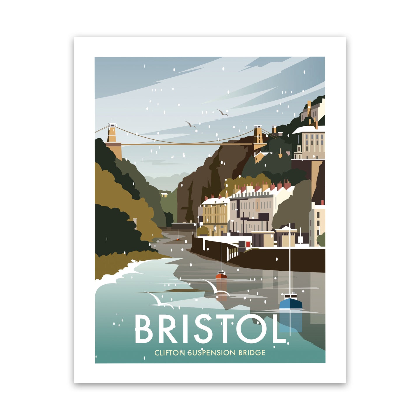 Bristol Winter Art Print