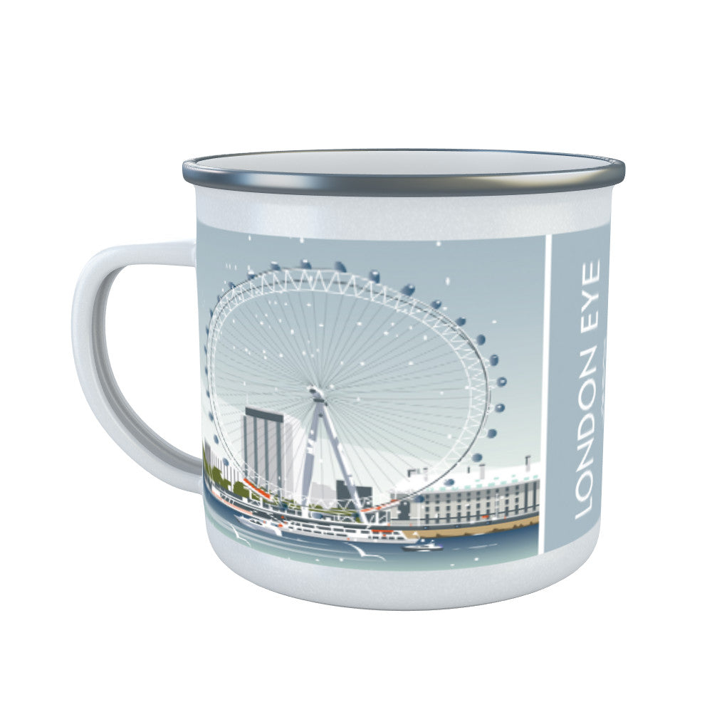 London Eye Winter Enamel Mug