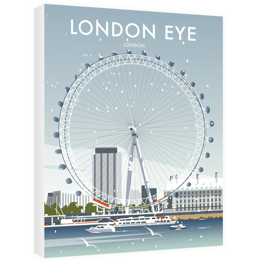 London Eye Winter Canvas