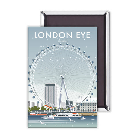 London Eye Winter Magnet