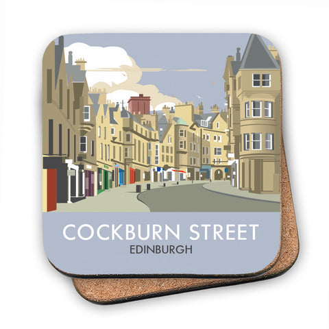Cockburn Street, Edinburgh - Cork Coaster