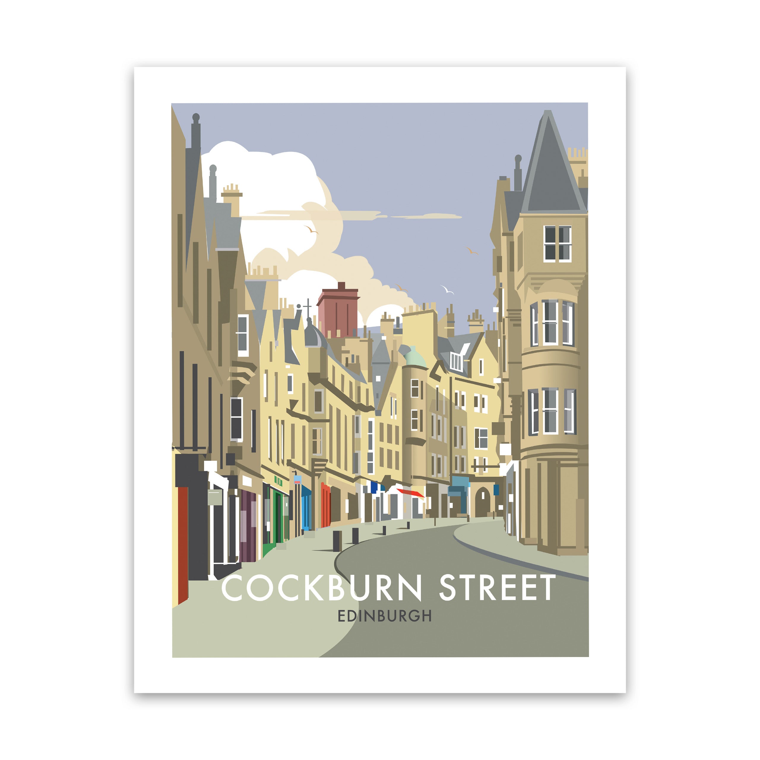 Springburn Rd Prints Cockburn Street Art Print – Dave Thompson Art