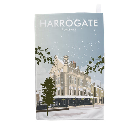 Harrogate Winter Tea Towel