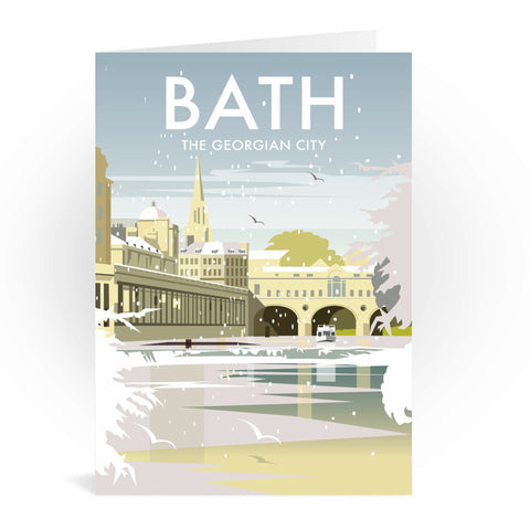 Bath Winter Greeting Card