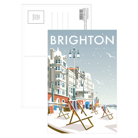 Brighton Winter Postcard Pack of 8