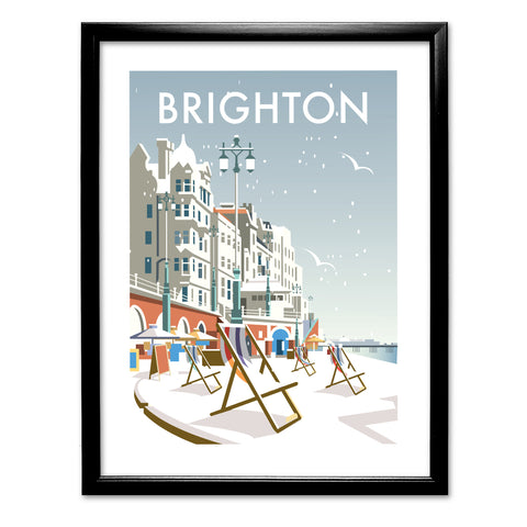 Brighton Winter Art Print