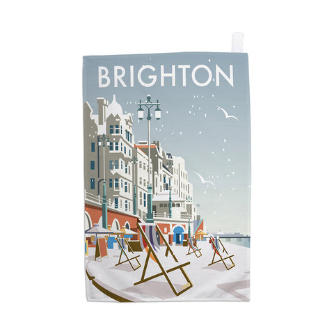 Brighton Winter Tea Towel